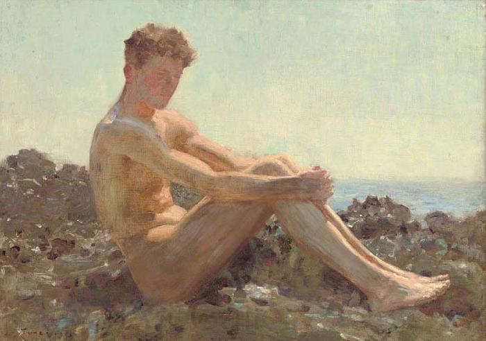 Henry Scott Tuke The Sun-bather